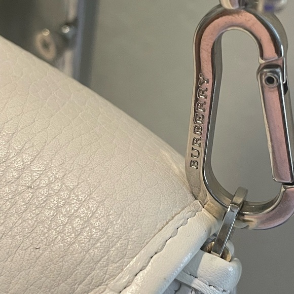 Burberry Classic Clutch Wristlet Bag in White main image 14